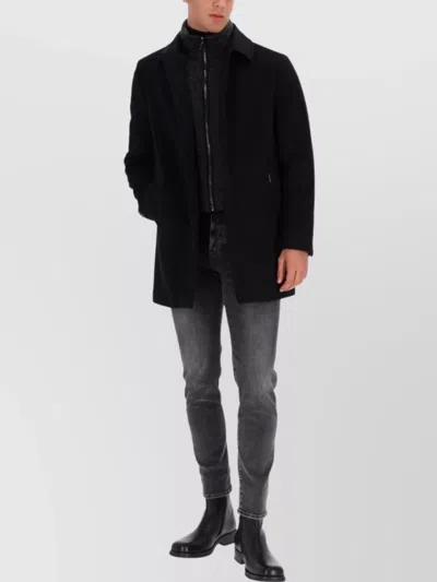 Moorer "monferrato-le" Coat In Black