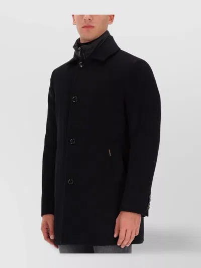 Moorer "monferrato-le" Coat In Black