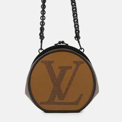 Pre-owned Louis Vuitton Przyko Bc Noir Monogram Monogram Reverse Canvas Monogram Giant In Brown