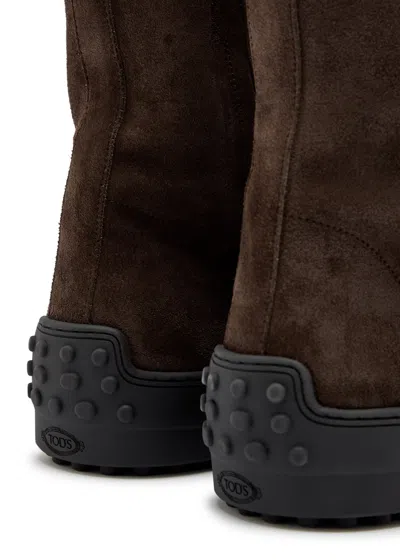 Tod's Winter Gommino In Brown