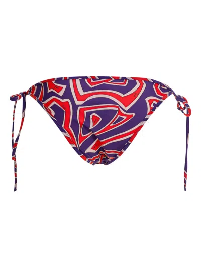 Pucci Tie-side Printed Bikini Bottom In Multi