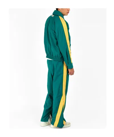 Barrow Zippered Striped Casual Jacket In Green