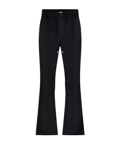 Amiri Velour Trousers In Black