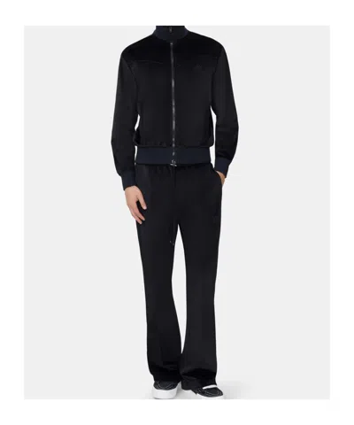 Amiri Velour Trousers In Black