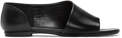 Atp Atelier Woman Leather Sandals Black