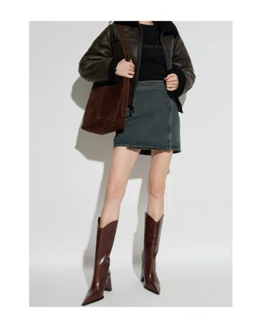 Samsoe & Samsoe Buckled Mini Skirt In Black