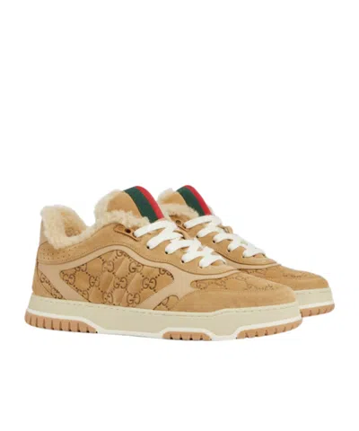 Gucci Men's  Re-web Sneaker In Brown