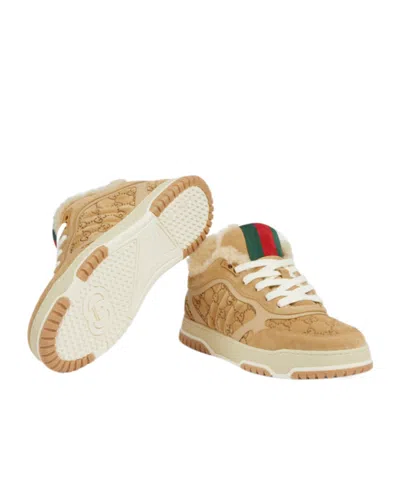 Gucci Men's  Re-web Sneaker In Brown