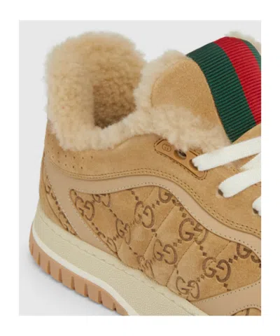 Gucci Men's  Re-web Sneaker In Brown