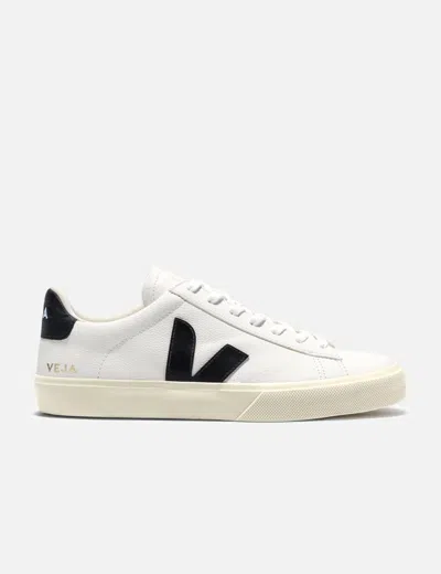 Veja Campo Leather Low-top Sneakers In White
