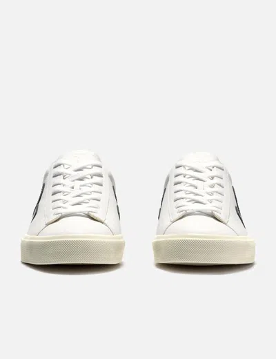 Veja Campo Leather Low-top Sneakers In White
