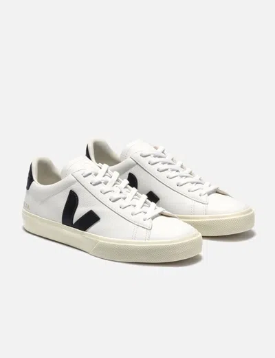 Veja Campo Leather Low-top Sneakers In White
