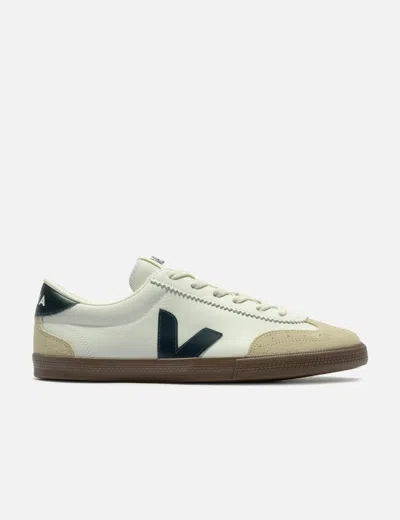 Veja Volley Sneakers With Contrasting Inserts In White