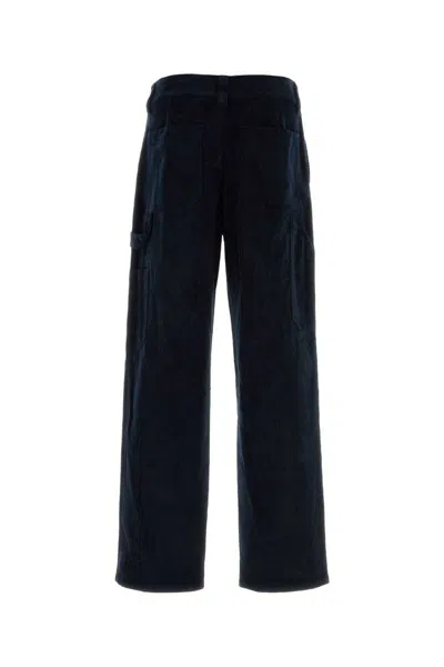 Apc Navy Constantin Trousers In Blue