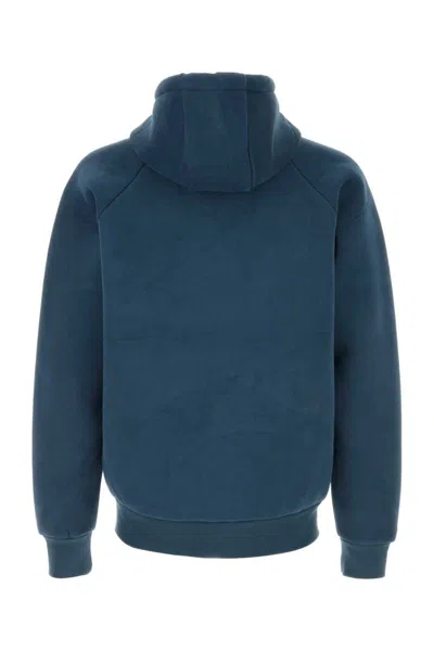 Refrigiwear Denim Blue Cotton Blend Frankie Sweatshirt In Blue