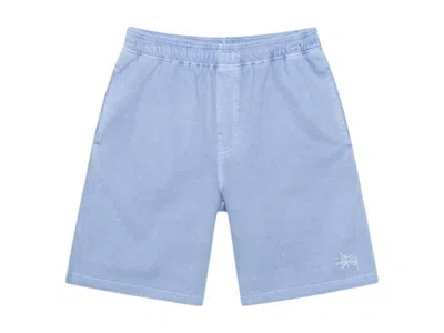 Pre-owned Stussy Men's  Heavy Jersey Short In Blue