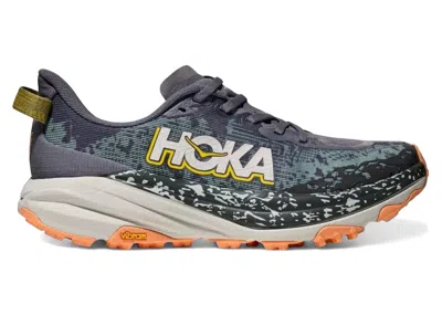 Pre-owned Hoka Speedgoat 6 (women's) Sneakers In Grey Skies/cosmic Grey