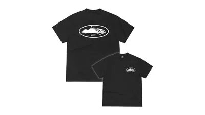 Pre-owned Corteiz Men's  Og Island Tee Shirt In Black