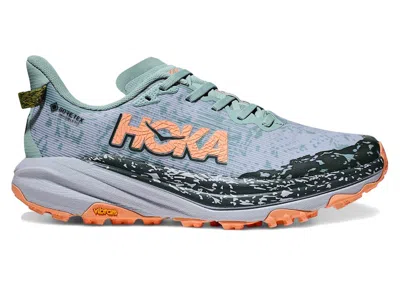 Pre-owned Hoka Speedgoat 6 Goretex (women's) Sneakers In Jade/ash Grey