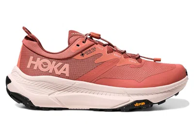 Pre-owned Hoka Transport Goretex (women's) Sneakers In Blush/rose Cream
