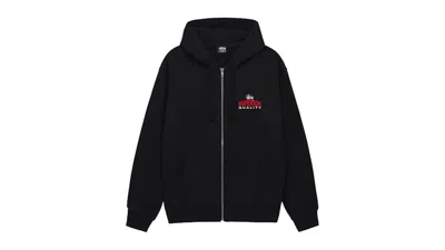 Pre-owned Stussy Men's  Superior Quality Zip Hoodie (ss25) In Black