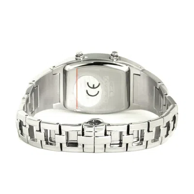 Chronotech Silver Stainless Steel Watch In Multi