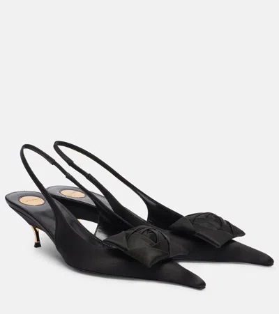 Saint Laurent Dakota Slingback Pump In Black