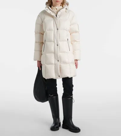 Bogner Fanja-d3 Hooded Quilted Down Ski Jacket In White