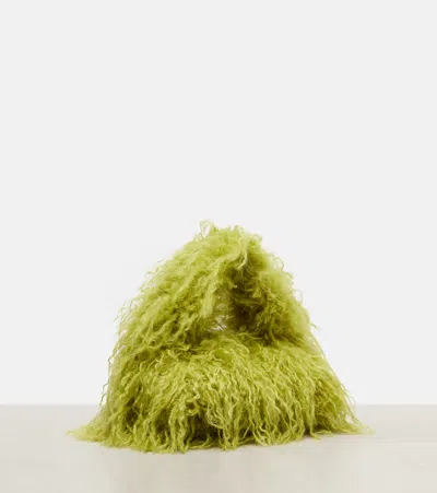 Gucci Softbit Medium Top Handle Bag In Green