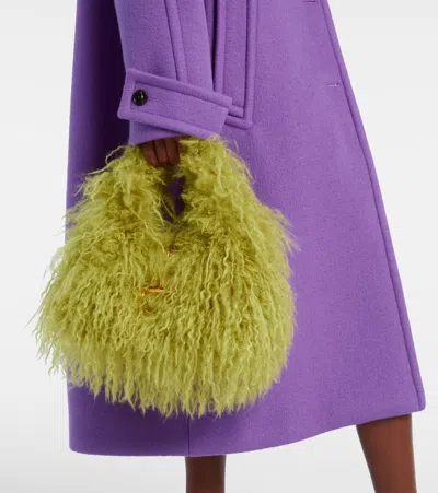 Gucci Softbit Medium Top Handle Bag In Green