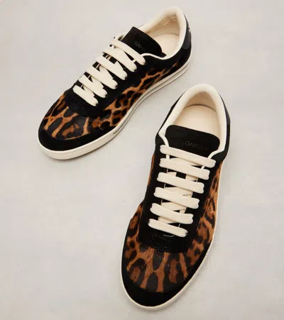 Dolce & Gabbana Women Printed Calf Hair Saint Tropez Light Sneakers In Brown