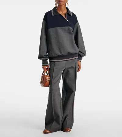 Miu Miu Cognac-colored Leather Sneakers With Buckle In Multi