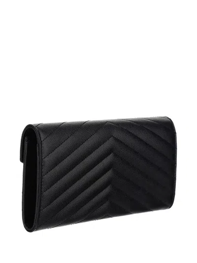 Saint Laurent Wallets In Brown