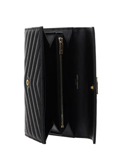 Saint Laurent Wallets In Brown