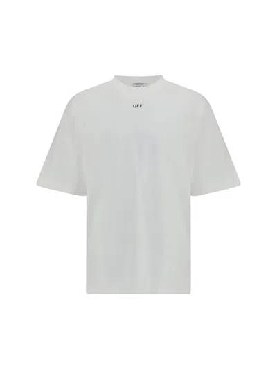 Off-white Thinkman Arrow Skate Logo Tee In White