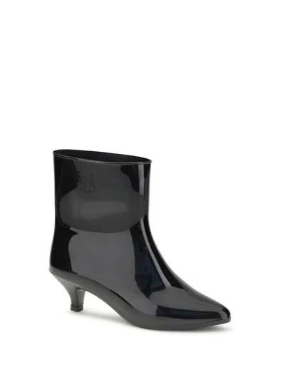 Fiorucci Love Rubber Ankle Boots In Black
