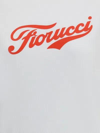 Fiorucci Varsity Logo Regular Sweatshirt In White