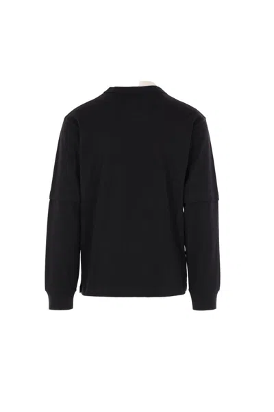 Sacai T-shirts And Polos In Black