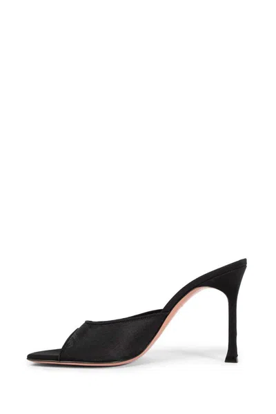 Amina Muaddi Sandals & Slides In Black