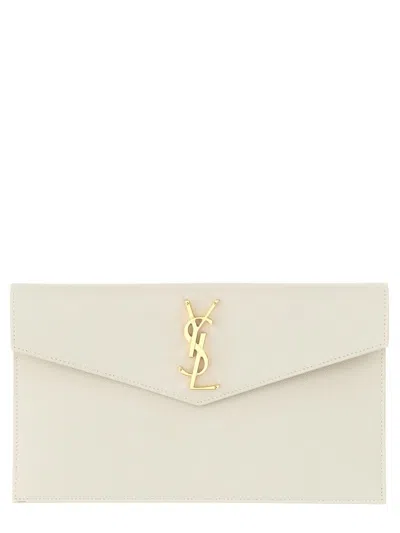Saint Laurent Pouch Uptown In White