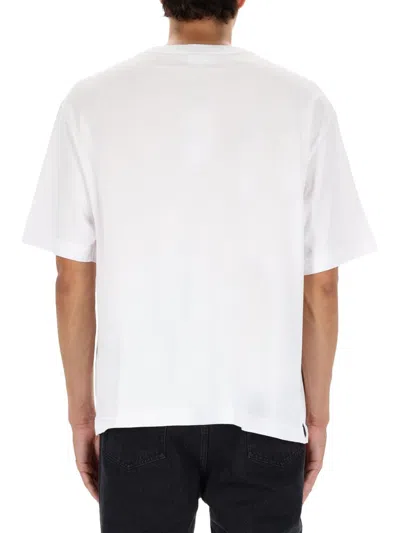 Maison Kitsuné White Bold Fox Head Patch Comfort T-shirt In White
