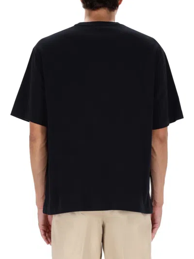 Maison Kitsuné Fox Patch T-shirt In Black