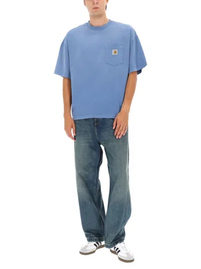 Carhartt Pants "brandon" In Blue