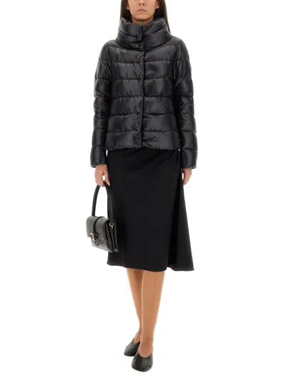 Herno "ultralight" Nylon Hood In Black