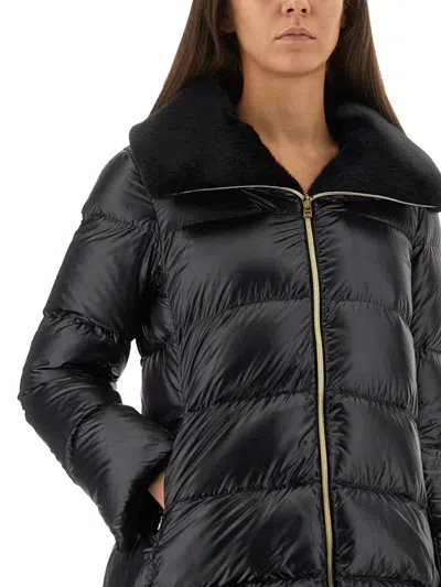 Herno Down Jacket "a-shape" In Black