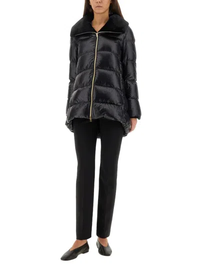 Herno Down Jacket "a-shape" In Black