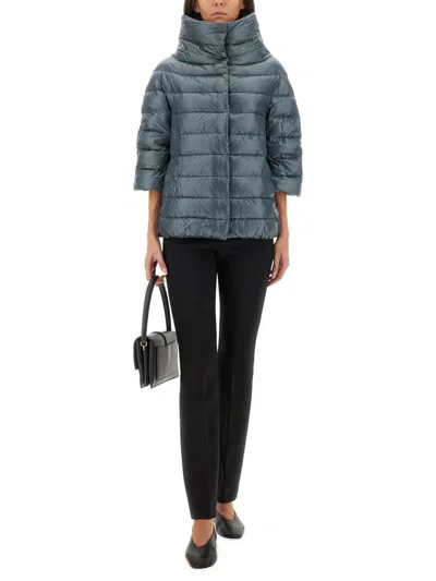 Herno Down Jacket "aminta" In Blue