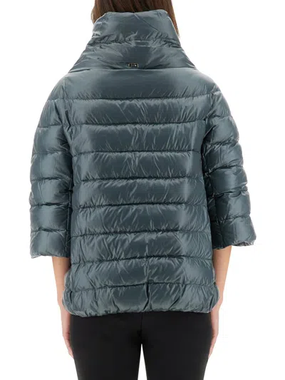 Herno Down Jacket "aminta" In Blue