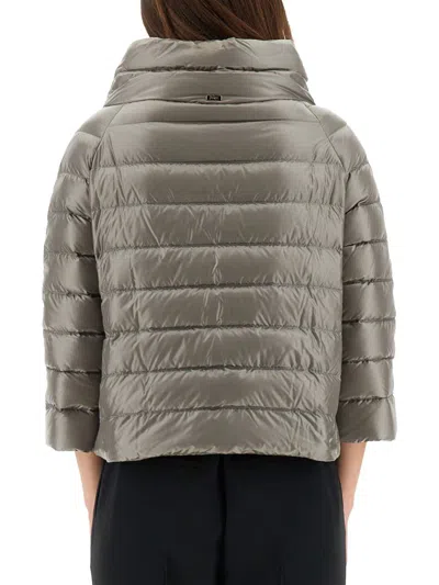 Herno Down Jacket "sofia" In Gray