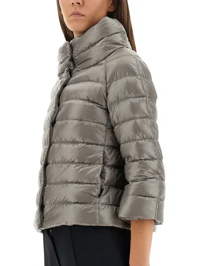 Herno Down Jacket "sofia" In Gray